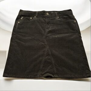AG Adriano Goldschmied Charcoal Mini Skirt